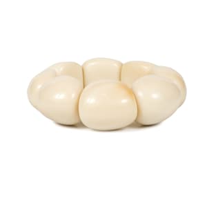 Brazalete grueso natural hecho a mano: pulsera llamativa para ella