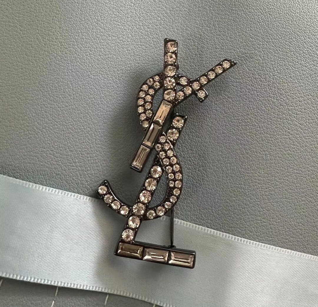 Saint Laurent Broochysl Brooch Etsy