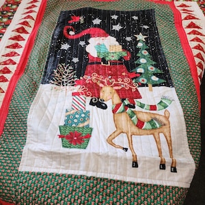 Época de Natal - Colcha Artesanal