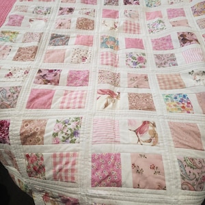 Pretty in Pink -Handmade Quilt
