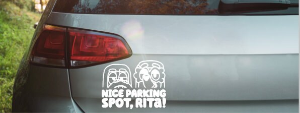 Bluey Inspired Unicorn Unicorse Decal Available In Black Or White - Foto 8