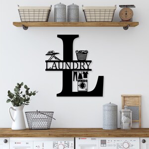 Unique Laundry Room Metal Sign, Funny Laundry Room Metal Wall Art ...