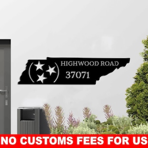 Custom Tristar Sign, Metal Tristar Made in Tennessee, Welcome to Tennessee Sign, Tennessee Tri Star Gift, Nashville Gift for Tennessee Home