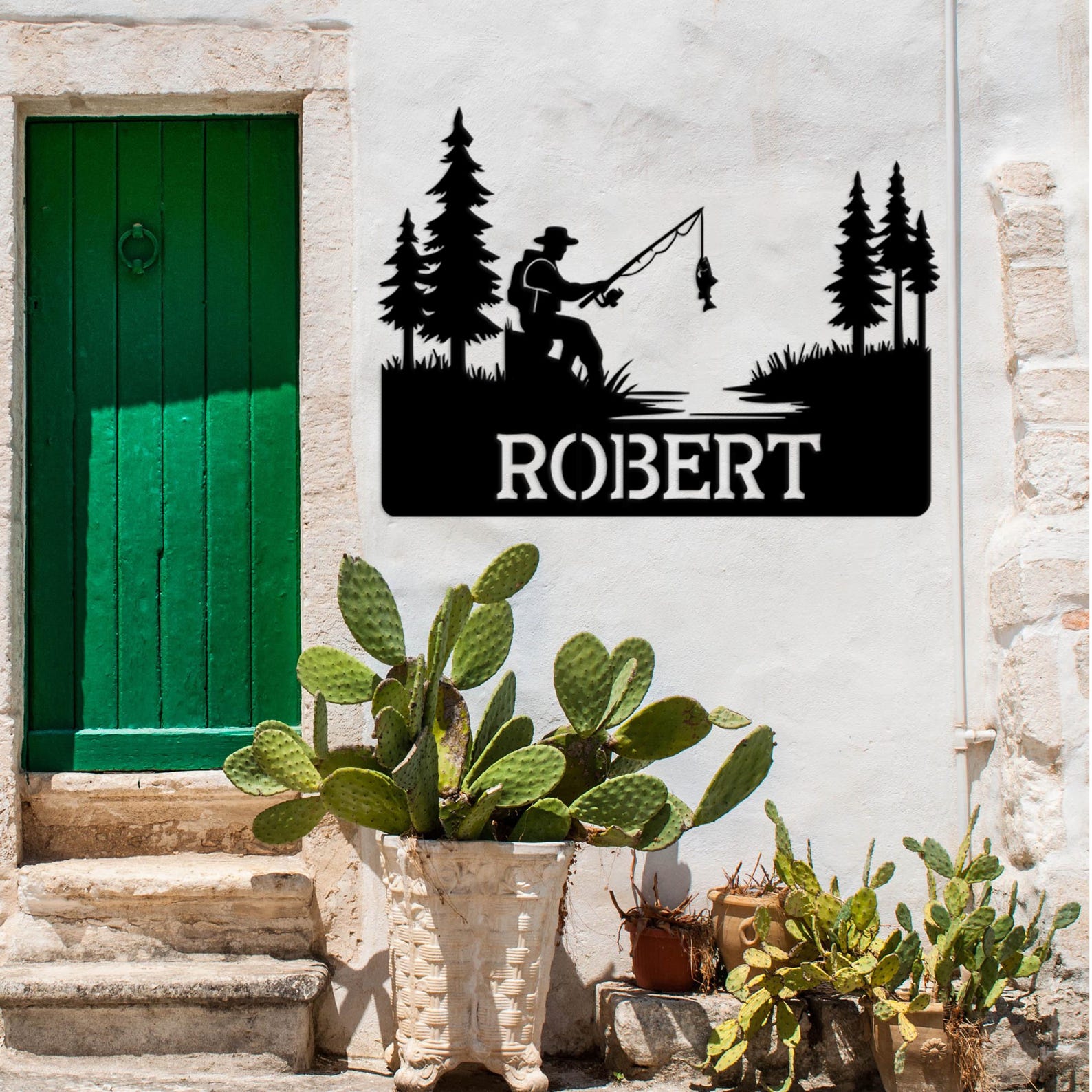 Custom Fishing Sign, Best Fishing Gifts for Men, Fishing Custom Metal ...