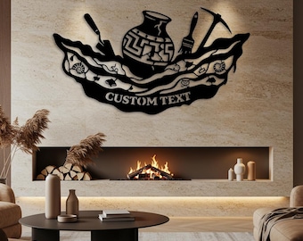 Archaeology Custom Metal Sign, Personalized Excavation Wall Decor, Archaeologist Gifts for Him, Archaeology Room Sign