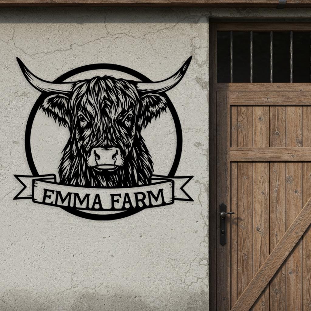 Custom Farmhouse Sign, Last Name Ranch Sign, Personalized Ranch Wall ...