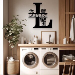Unique Laundry Room Metal Sign, Funny Laundry Room Metal Wall Art ...