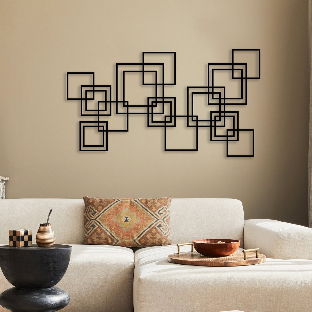 Luxury Style Metal Wall Art, Modern Contemporary Wall Decor, Large