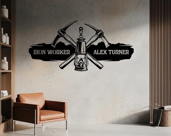 Bergmann Benutzerdefinierte Metallschild, Bergmann Wandkunst, Bergmann Werkstattschild, Bergmann Ober Türdekoration, Bergmann Dad Geschenke für Ihn