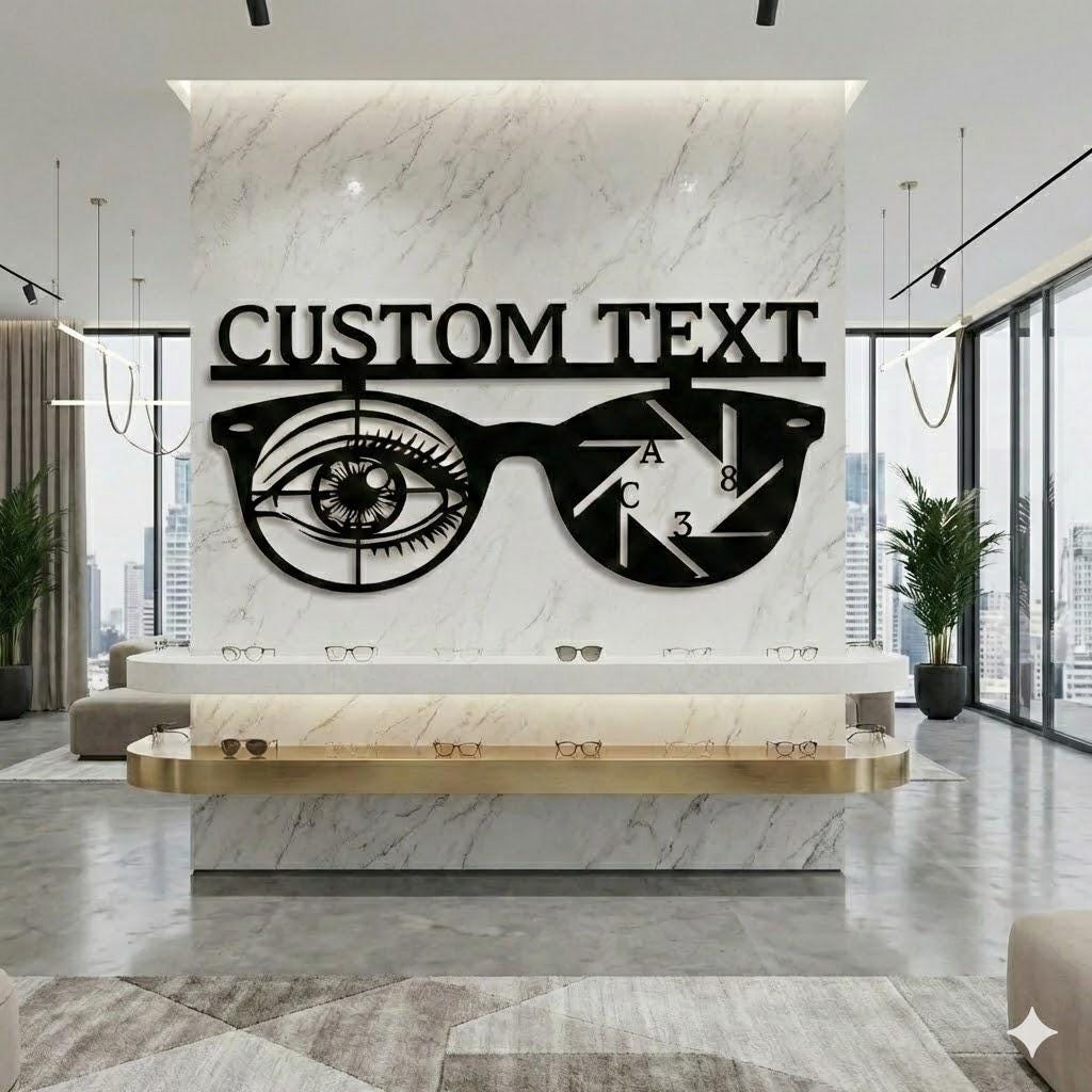 Collana Ottica Per Optometrista - Ciondolo Esame Oculistico E Occhiali In Pewter - Regalo Laurea - Foto 6