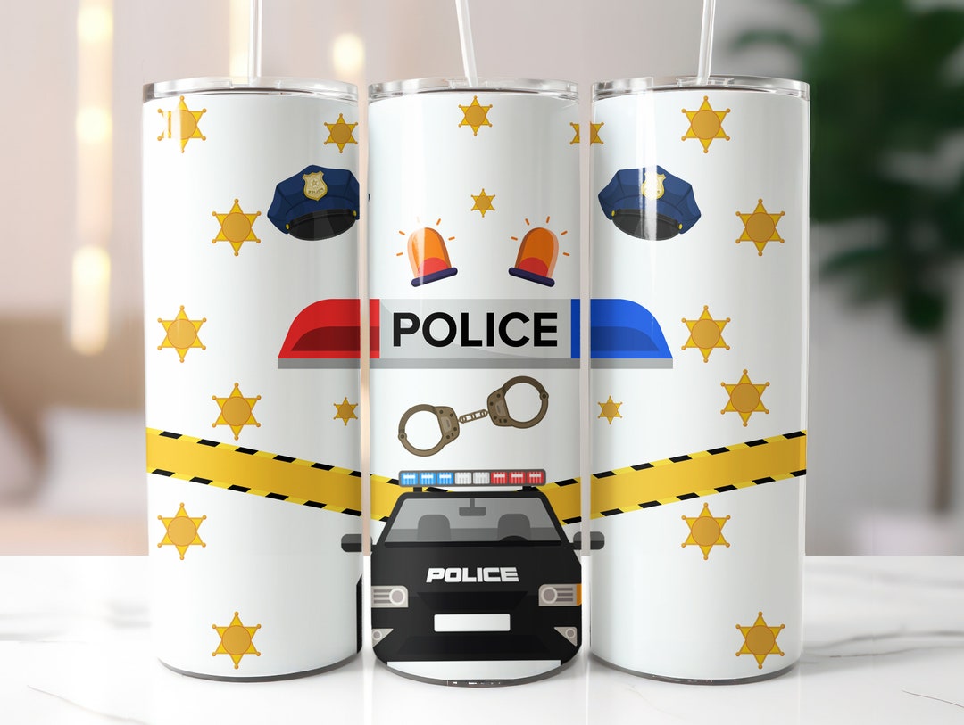Police Tumbler Wrap 20 Oz Skinny Tumbler Wrap 20oz Police Etsy