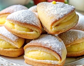 Ukrainian Sochniki Recipe, Cottage Cheese Pastry (PDF Pattern)
