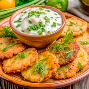 DERUNI Potato Pancakes Recipe PDF, Instant Download of Breakfast Recipe, Cooking Cookbook Food Recipe, Easy Recipe Printable for Recipe Book