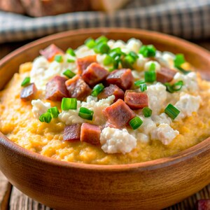 BANOSH Porridge Recipe PDF Ukrainian Homemade Breakfast Recipe Printable to Family Cookbook, Cooking Food Recipe for Gifts