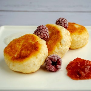 CHEESE Pancakes Recipe PDF, Ukrainian Breakfast Recipe Printable for Family Recipe Book, Instant Download, Cooking Cookbook