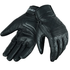 Motorbike Motorcycle Gloves Real Cowhide Leather Padded Palm Touch Screen by KENFIT