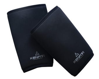 Kenfit Elbow Sleeve Tennis Compression Elbow Wrap Gym Training, Weightlifting, Functional Fitness, Basketball, Athletic Performance (1 Pair)