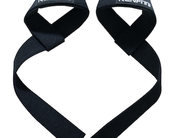 Correas de levantamiento de pesas, entrenamiento con pesas en el gimnasio, soporte para la muñeca de 23 pulgadas, soportes para levantamiento de pesas, correa para puño de KENFIT.