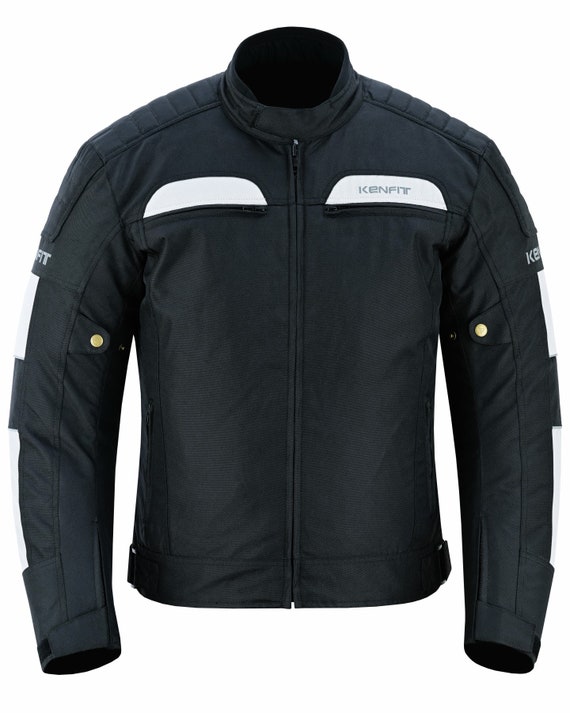 Motorradjacke Im Cordura/Nubuk Mix