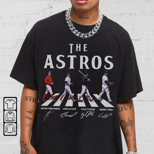 Astros Shirt Vintage Astros Walking Abbey Road Signatures Baseball Shirt Justin Verlander Jose Altuve Kyle Tucker Jeremy Pena Shirt, hoodie, sweater, long sleeve and tank top
