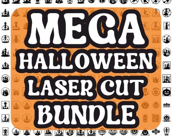 Paquete de imágenes prediseñadas de Halloween: archivos PNG y SVG espeluznantes (descarga digital)