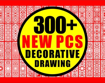 Colección de paneles geométricos cortados con láser: archivos SVG y DXF