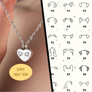 Custom Dog Urn Necklace, Pet Ash Holder, Personalized Urn Necklace, Pet Memorial Jewelry, Ashes Keepsake, Cremation Necklace, Memorial Gift