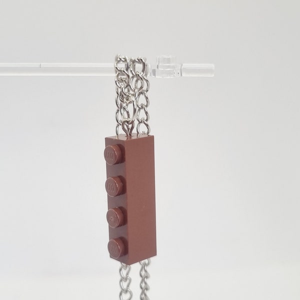 Building Brick Brown Necklace