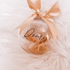 Boule de Noël personnalisée