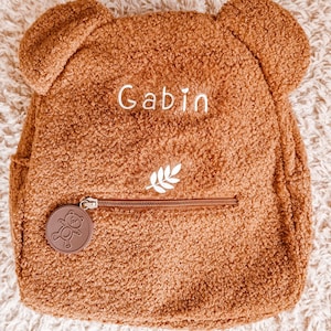 Personalized baby teddy bear bag