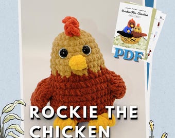 Rockie das Huhn - Häkelanleitung | Zubehör | Amigurumi | Muster | Geschenk | Digitale Dateien