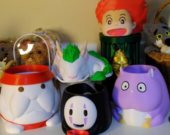 3D Printed Planter and Yarn Bowl Collection | Bellybean Design PLA Product