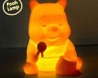 Winnie Puuh LED-Lampe: FanArt Nachtlicht (Digitale Dateien für 3D Drucker)