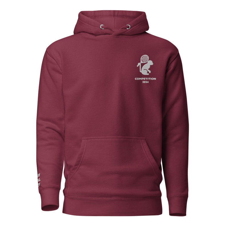 Monkey Tennis Competition 2024 Unisex Hoodie