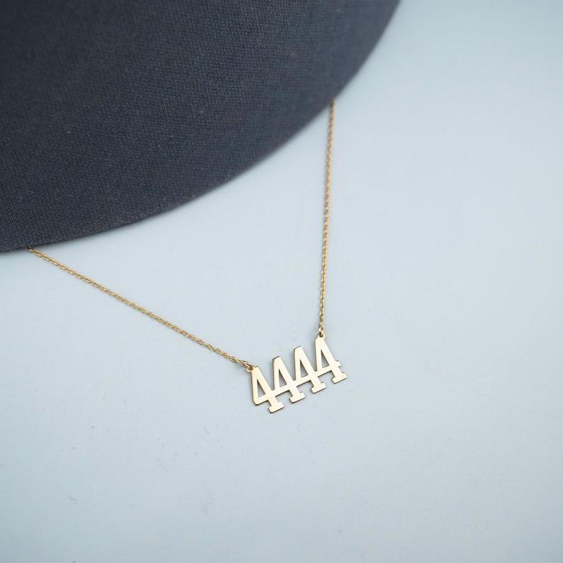 Number Necklace 14K, Gift for lover, Birthday Gift, Number Necklace Gold, Valentine Gift Wife, 14K Solid Gold Number Necklace Personalized Gifts, Valentine Jewelry, Gift For Her