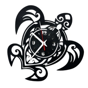 Turtle Time Laser Cut Clock - Digital Download Files for DIY Home Decor