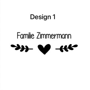 Mailbox sticker - many designs - mailbox sign - name sticker - personalized writing - sticker - housewarming gift -