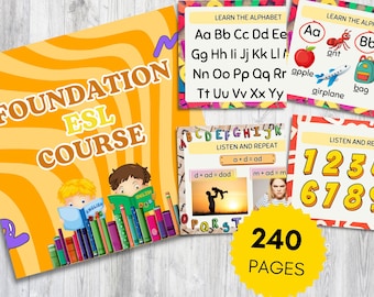 Guia do Professor de Inglês como Segunda Língua: Inglês para Iniciantes, Planos de Aula (240 Páginas)