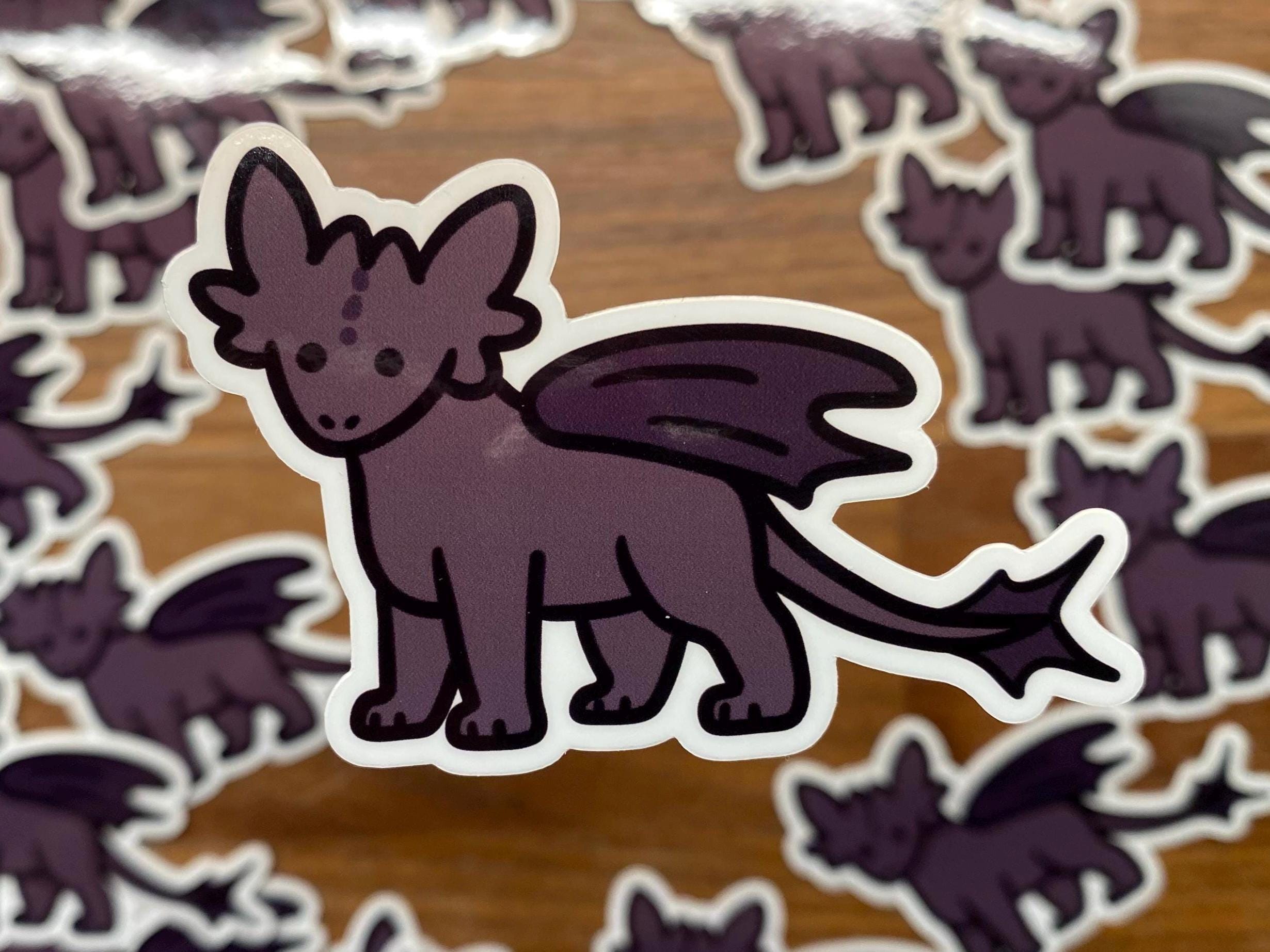 Toothless Computer Sticker Toothless Dragon Vinyl Sticker: Waterproof Laptop Decal - Etsy