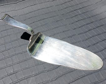 Vintage versilberter Tortenheber -WMF 90er Germany. Antiker versilberter Pfannenwender zum Servieren von Kuchen, Torte, Dessert. Kuchen Schaufel. Gebäckheber.