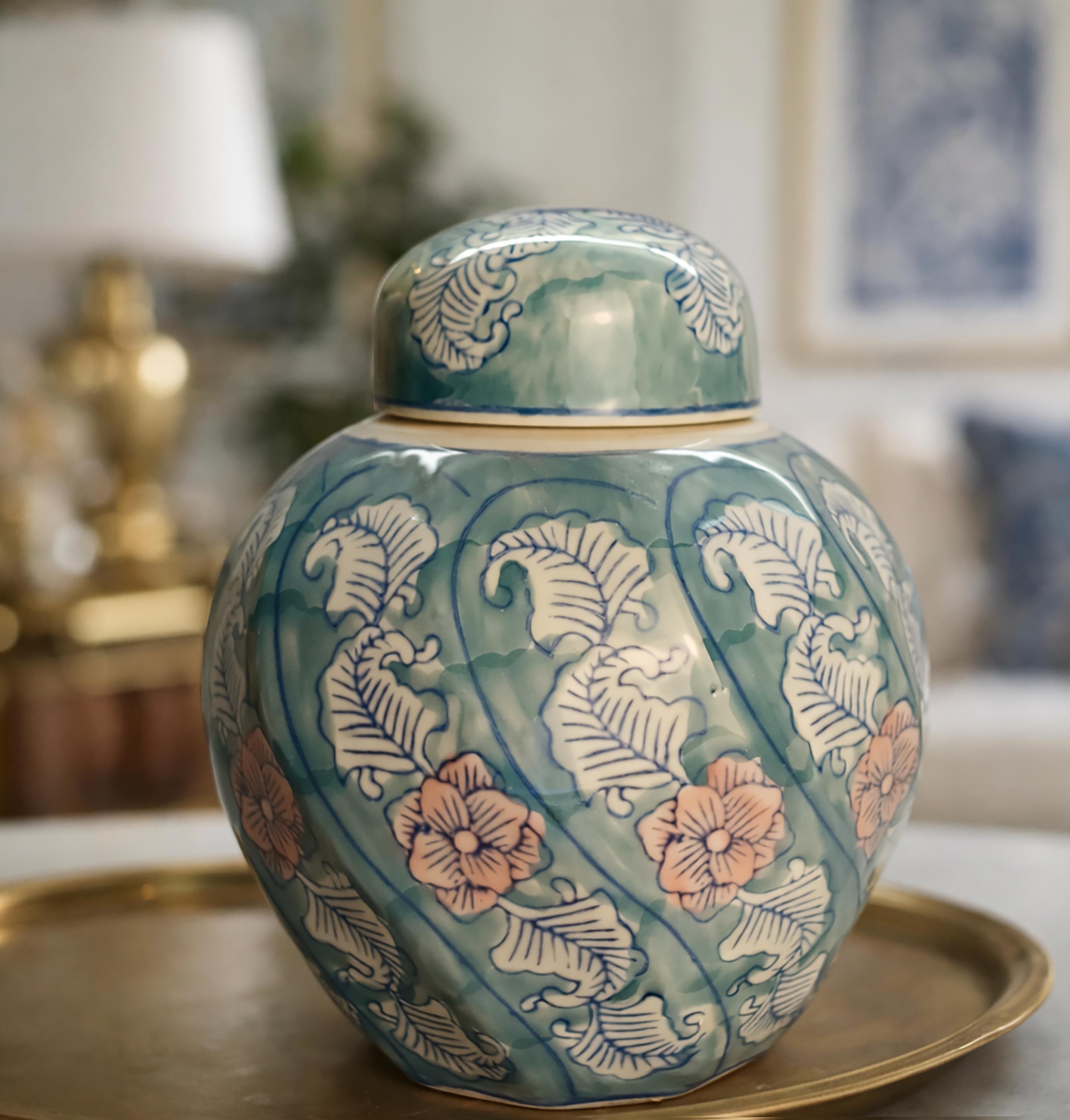 Blue and white porcelain planter