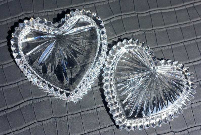 Caixa de cristal em formato de coração vintage da Nachtmann – Porta-joias em cristal com 24% de chumbo, com caixa original, fabricada na Alemanha. imagem 10