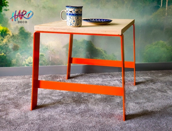 Steel Table Legs | DIY Bench | Orange countertop base