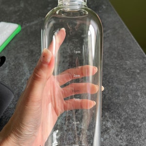 Aesthetic glass simple cute drink ware multi-purpose eco Christmas water bottle popular right now drinking schedule transparent gift Transparent
