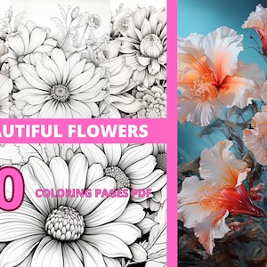 coloring for adults, beautiful flowers, coloring pages for adult flowers