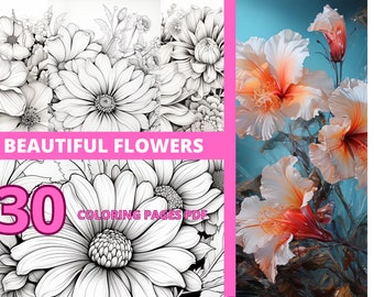 coloring for adults, beautiful flowers, coloring pages for adult flowers