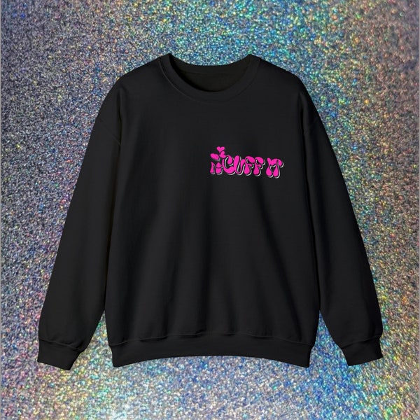 Beyoncé Renaissance Cuff-It Y2K Two-Sided Unisex Black Crewneck Sweatshirt