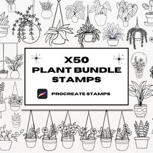 Plantas Procreate Carimbos de tatuagem, Pincéis Procreate, Carimbos de tatuagem botânica, Contorno de tatuagem de patchwork, Flash Tattoo Procreate, Folhas