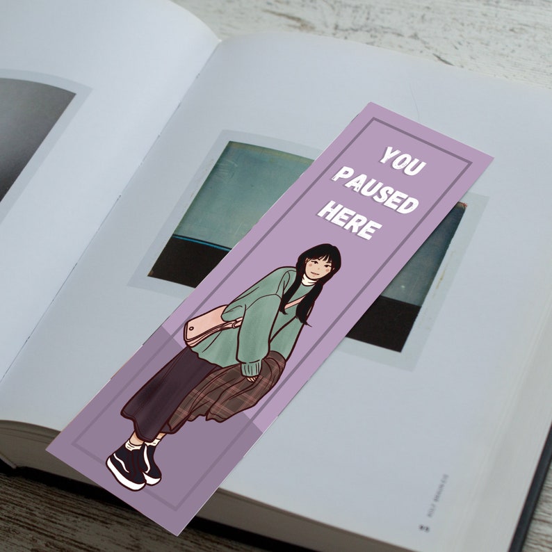 Printable Cute Bookmark PNG Set of 4 Aesthetic Bookmark Printable ...