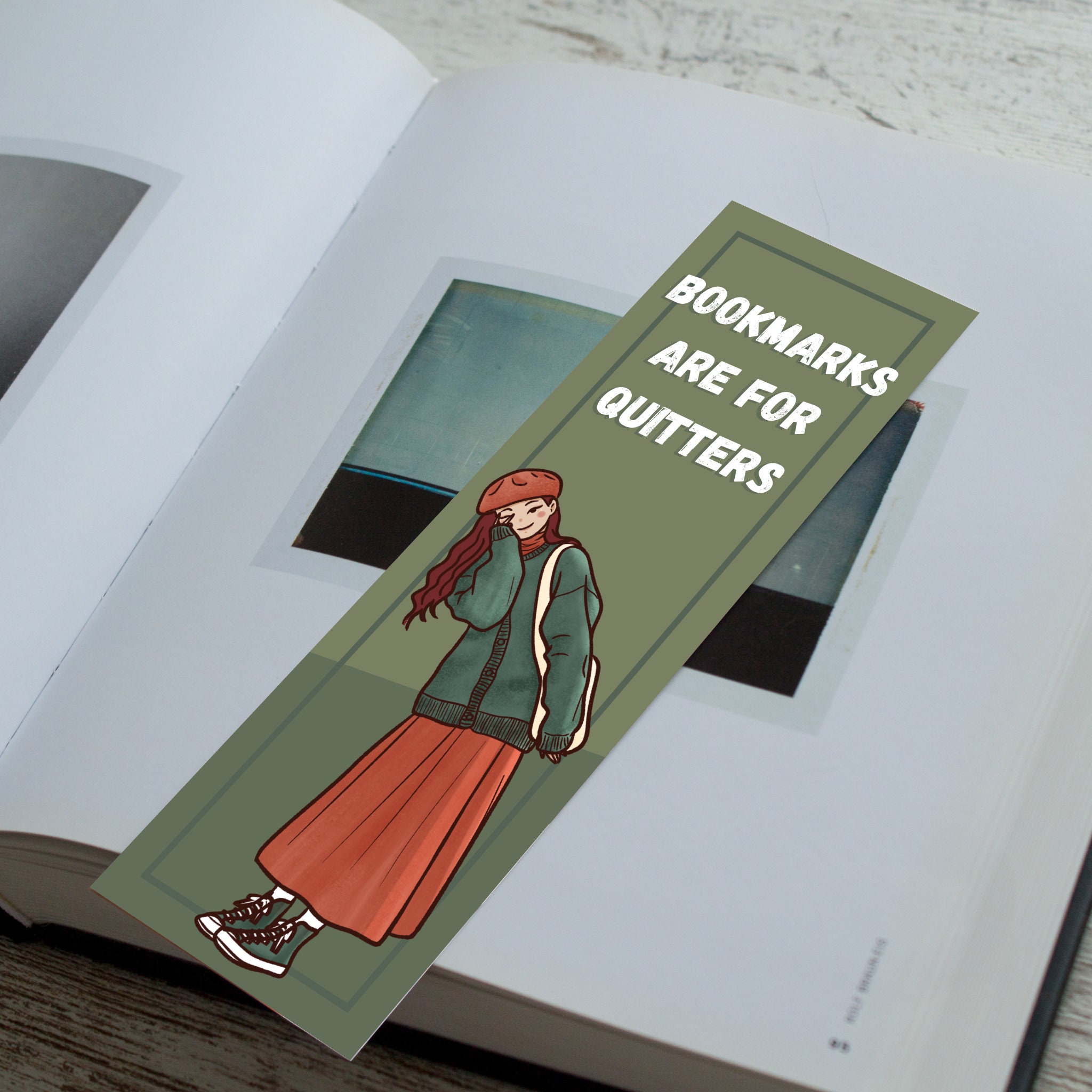 Printable Cute Bookmark PNG Set of 4 Aesthetic Bookmark Printable ...